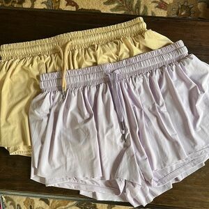 Two pair women’s butterfly shorts size large